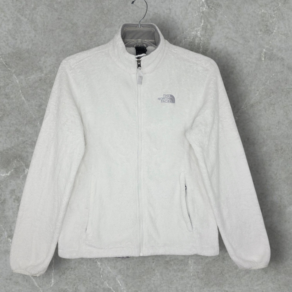 THE NORTH FACE Soft Faux Fur Jacket Women's Size M Full Zip